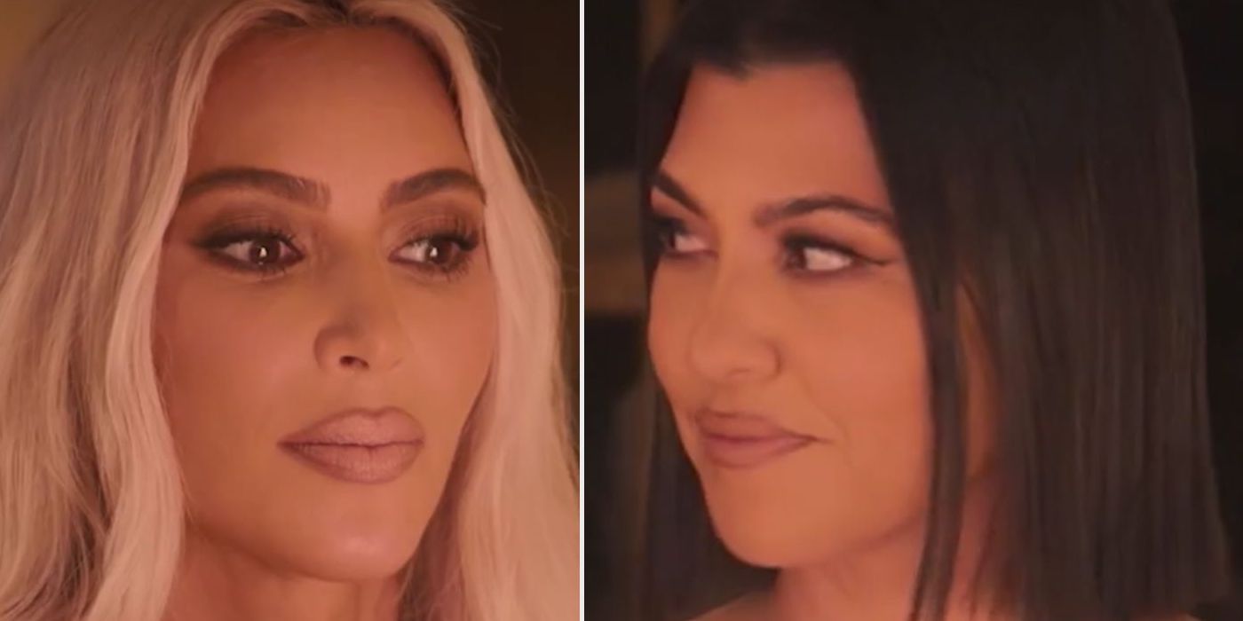 Kim Kardashian and Kourtney Kardashian on 'The Kardashians'