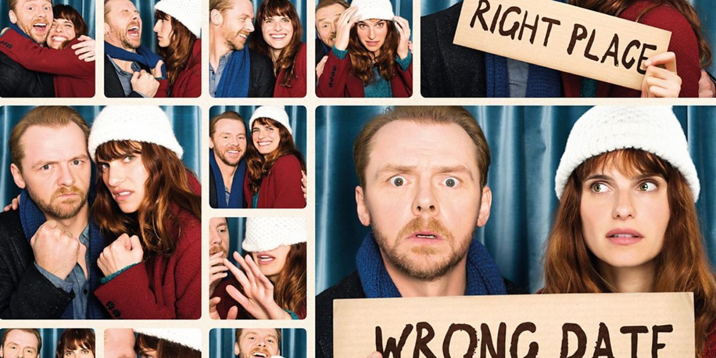 Simon Pegg and Lake Bell in the Man Up 2015 poster