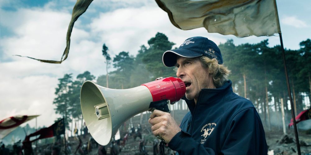 Director/Executive Producer Michael Bay on the set of TRANSFORMERS: THE LAST KNIGHT,