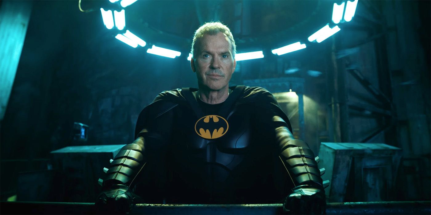 مايكل كيتون في دور باتمان في فيلم The Flash