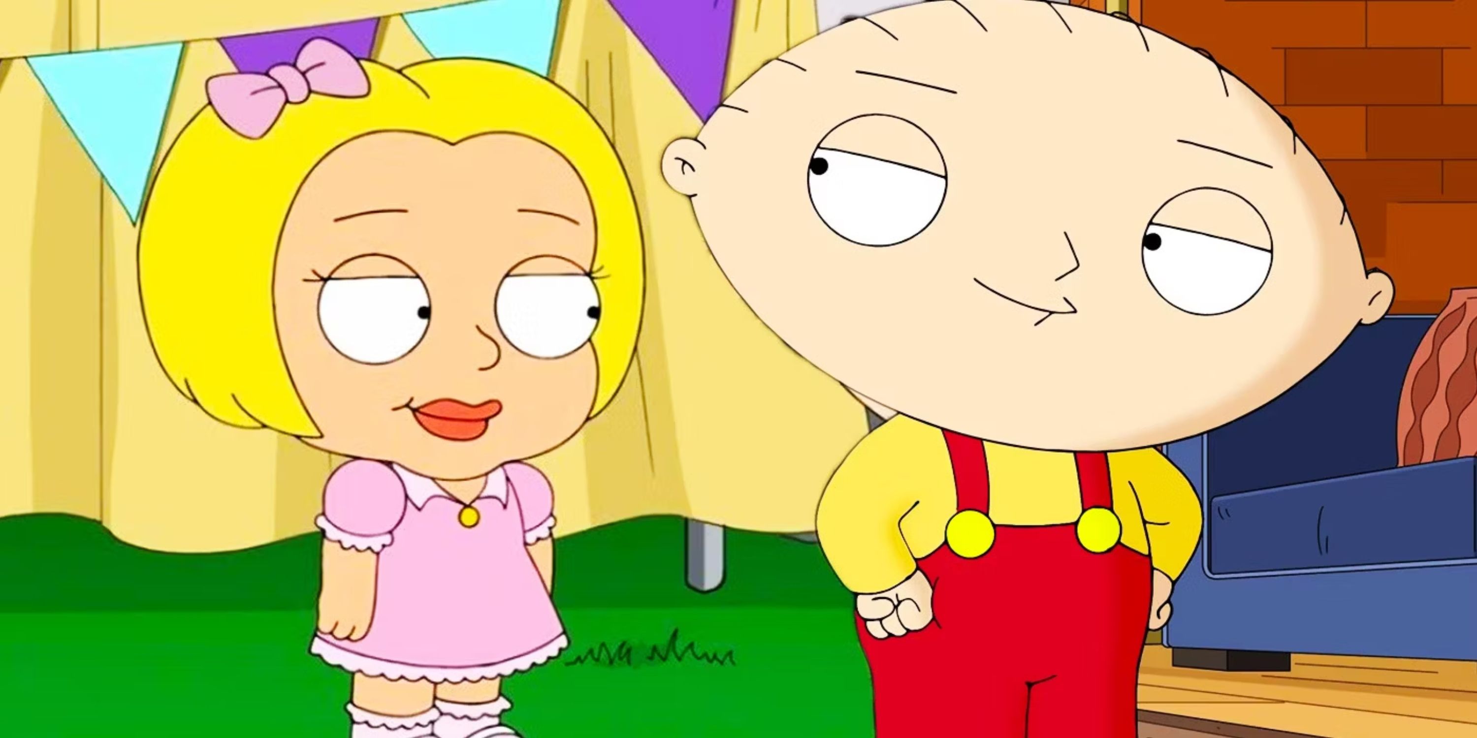 Olivia Fuller and Stewie Griffin in Family Guy