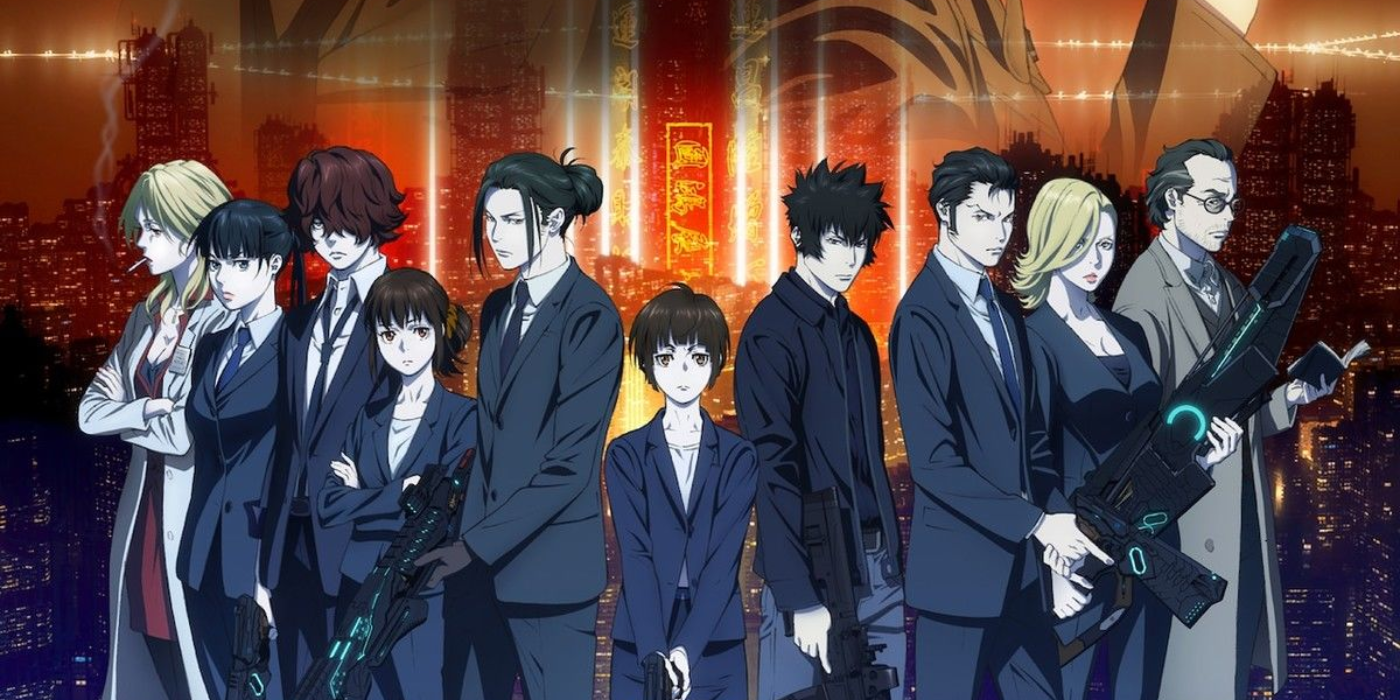 The main characters from PSYCHO-PASS-Providence