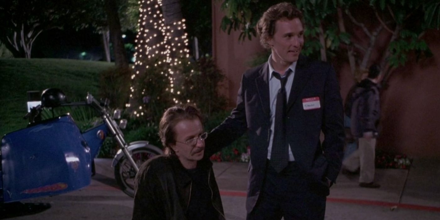 Matthew McConaughey and Gary Oldman in 'Tiptoes'