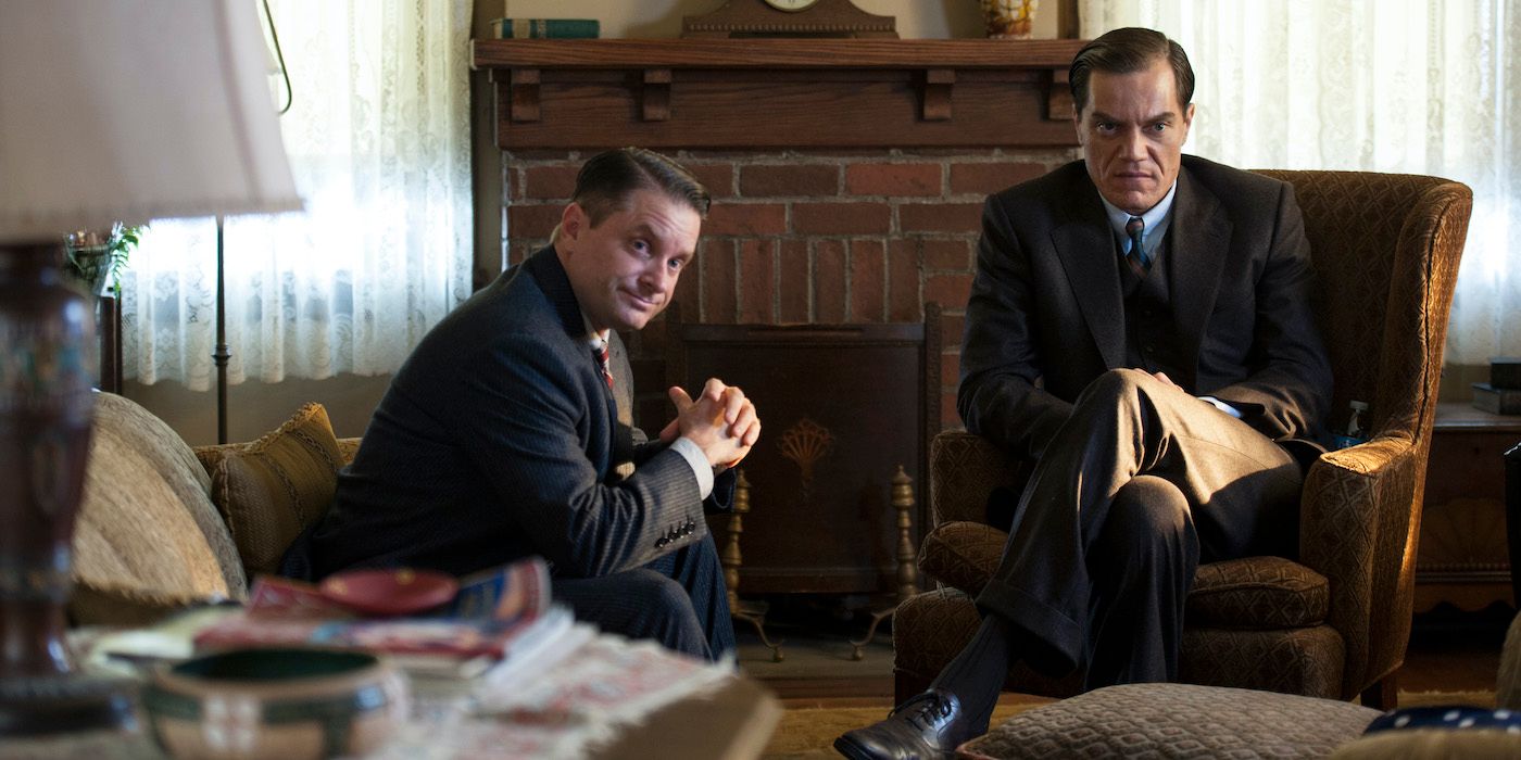 Shea Whigham and Michael Shannon in Boardwalk Empire
