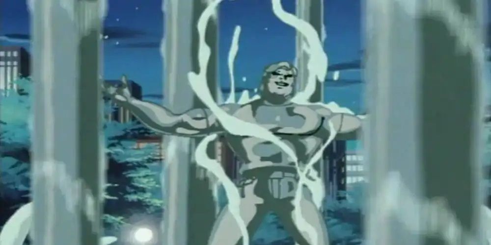 Hydro Man demonstrates his power over water