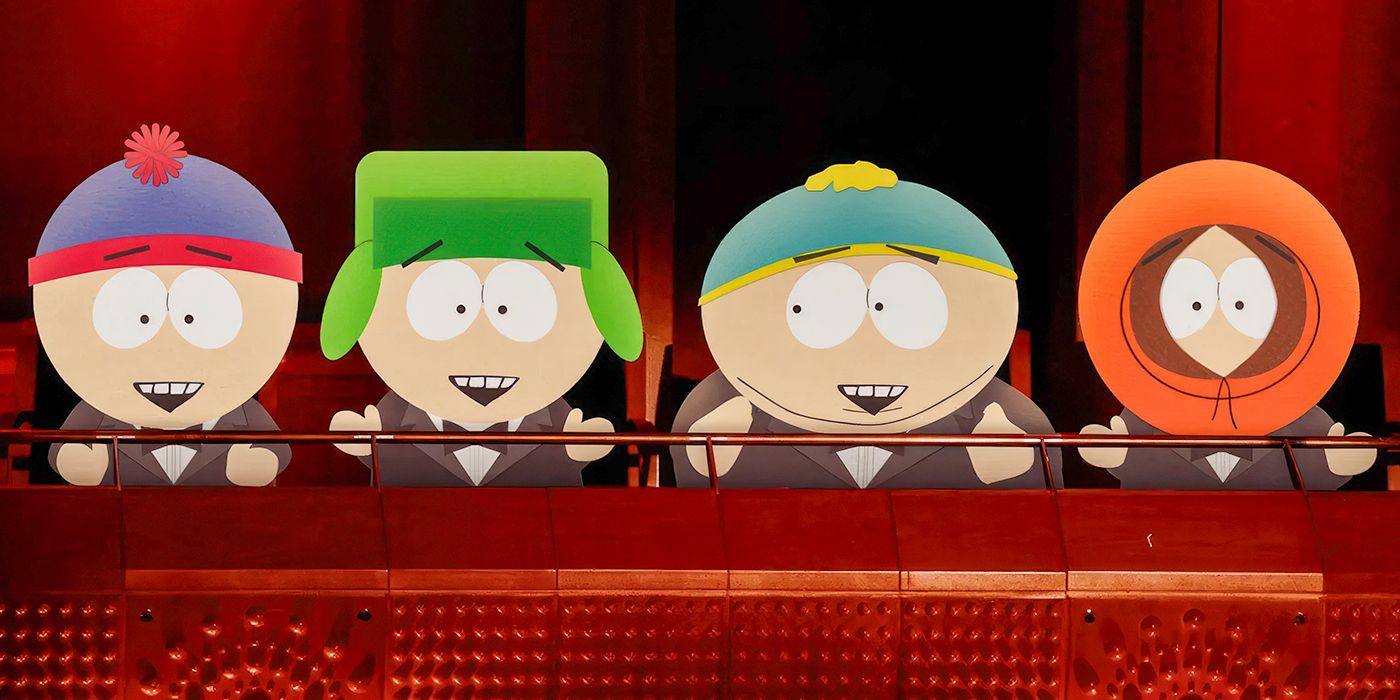 Stan, Kyle, Cartman, and Kenny from South Park