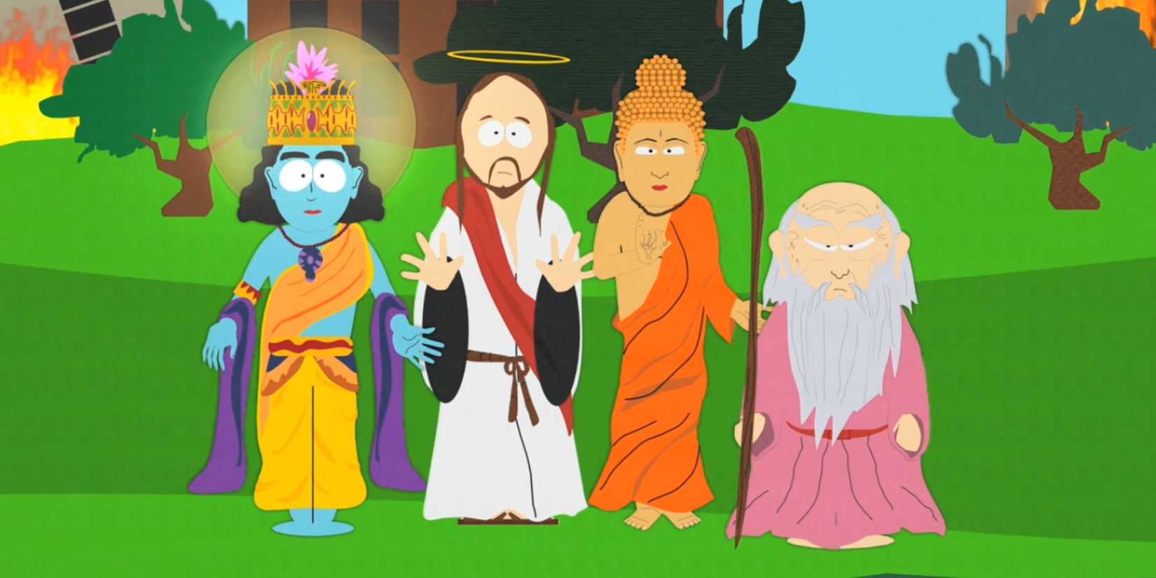 The Super Best Friends arrive on the scene in 'South Park'