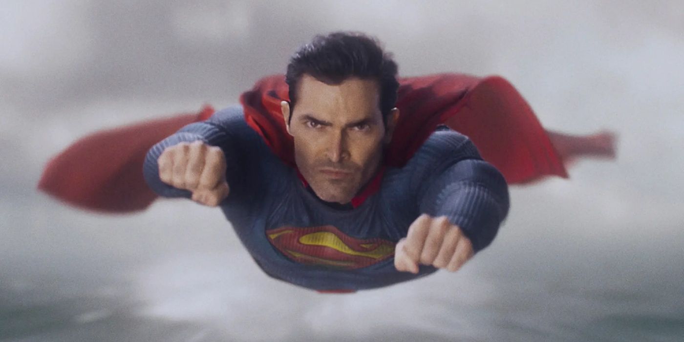 Tyler Hoechlin as Flying Superman in 