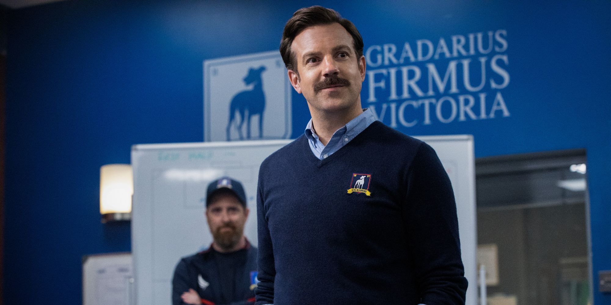 Jason Sudeikis dans le rôle de Ted Lasso