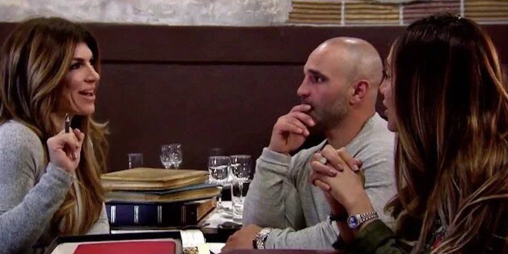 Teresa Giudice e Joe e Melissa Gorga em 'RHONJ'