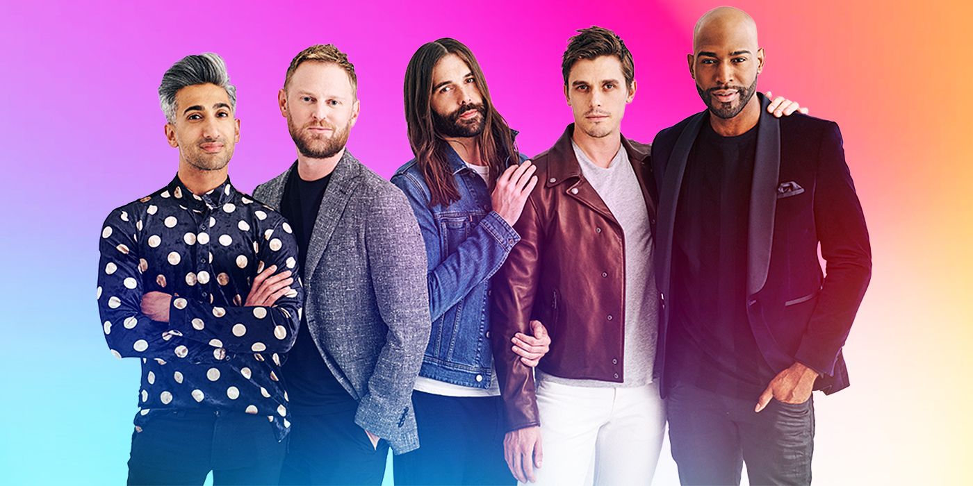 Fab 5 members of Queer Eye poses for promo photo