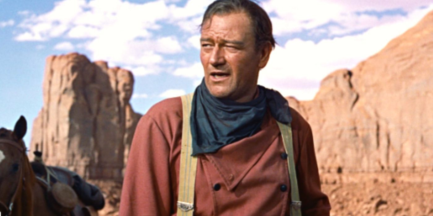 John Wayne as Ethan Edwards in The Searchers