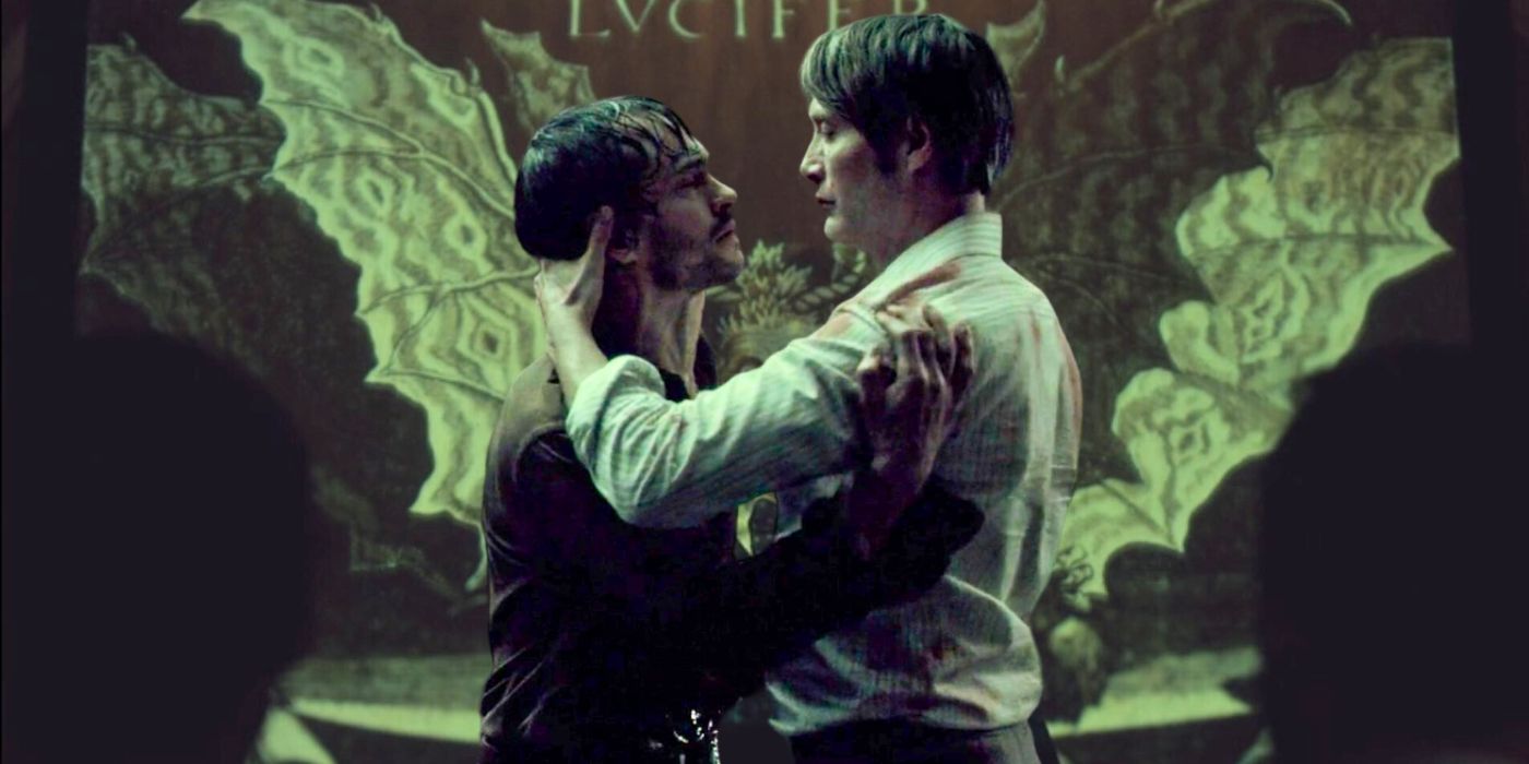 Hugh Dancy and Mads Mikkelsen as Hannibal and Will