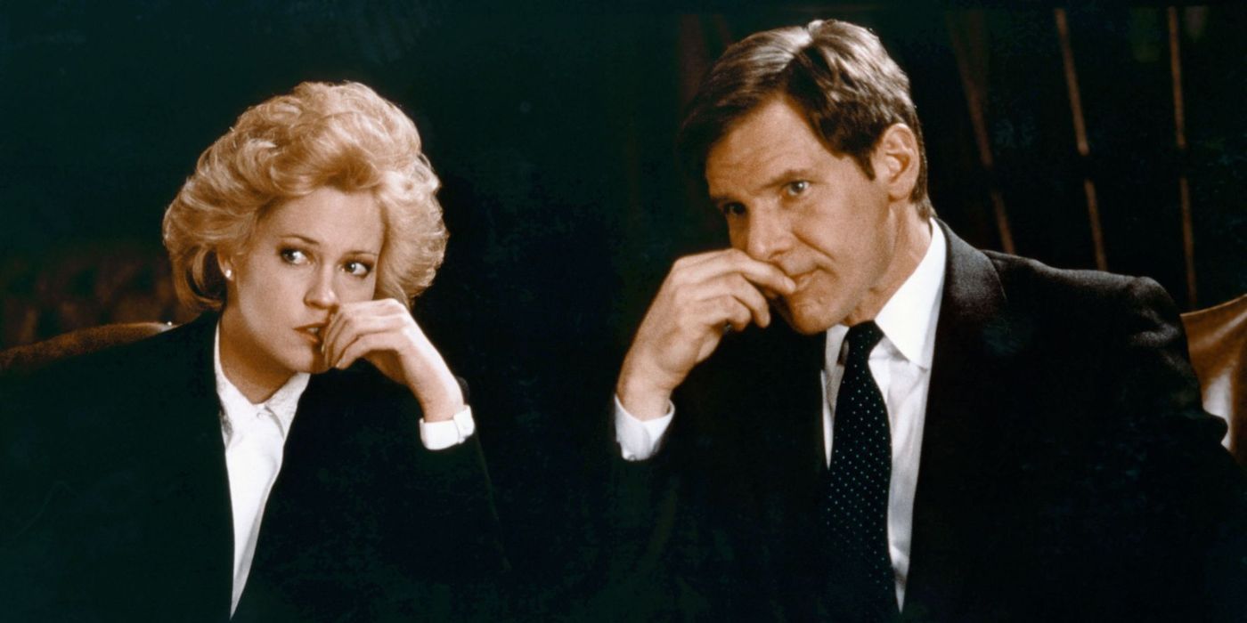 Melanie Griffith as Tess and Harrison Ford as Jack in Working Girl