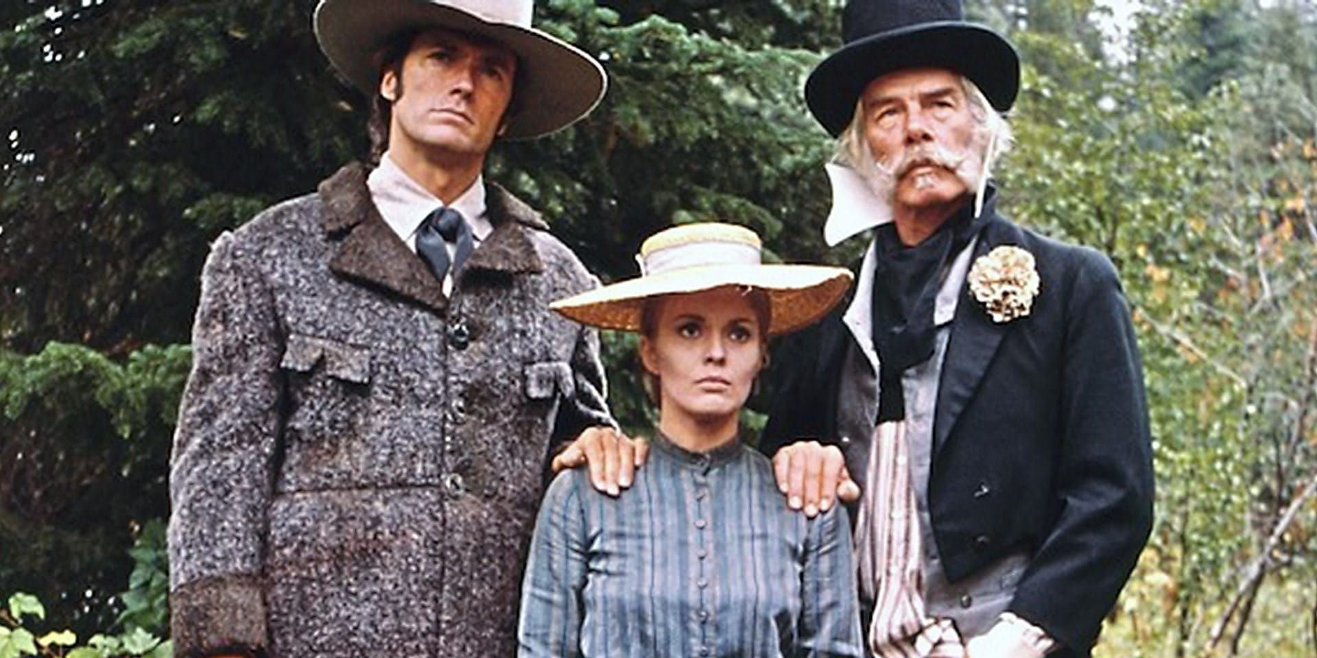 Clint Eastwood, Jean Seberg and Lee Marvin play central trio in 'Paint Your Wagon'