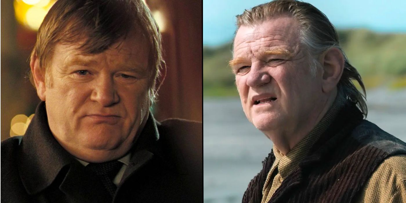 Brendan Gleeson in 'Banshees of Inisherin' and 'In Bruges'