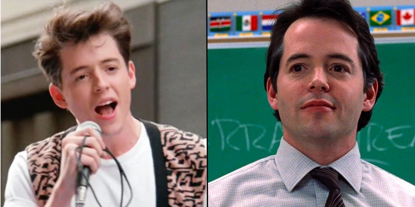 Mathew Broderick in Ferris Bueller and Election