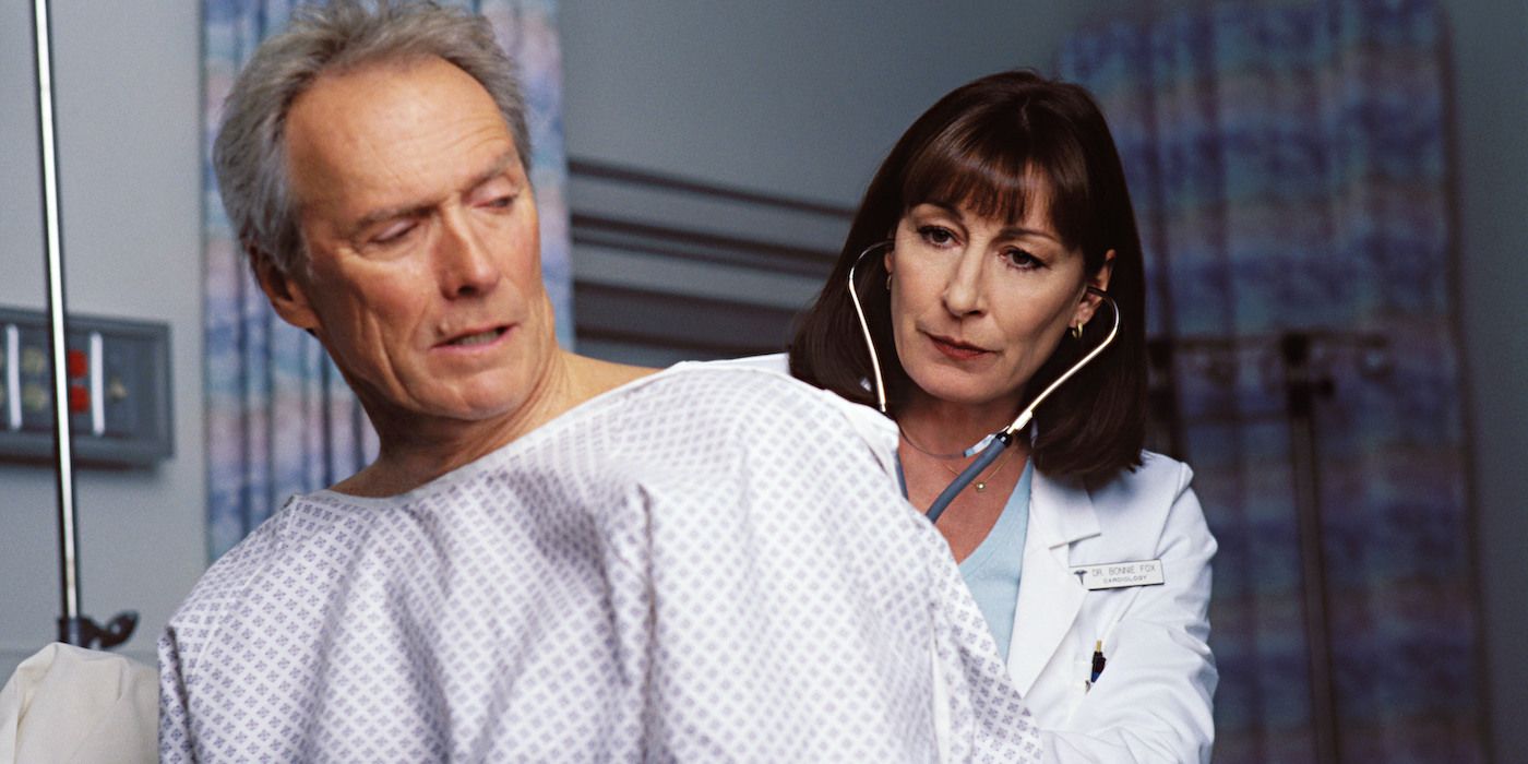 Clint Eastwood and Anjelica Huston in Blood Work