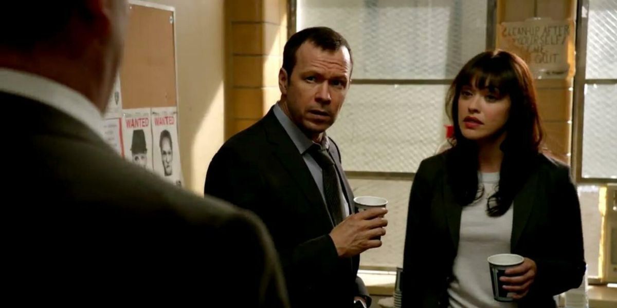 Donnie Wahlberg and Marissa Ramirez as Danny and Maria on Blue Bloods