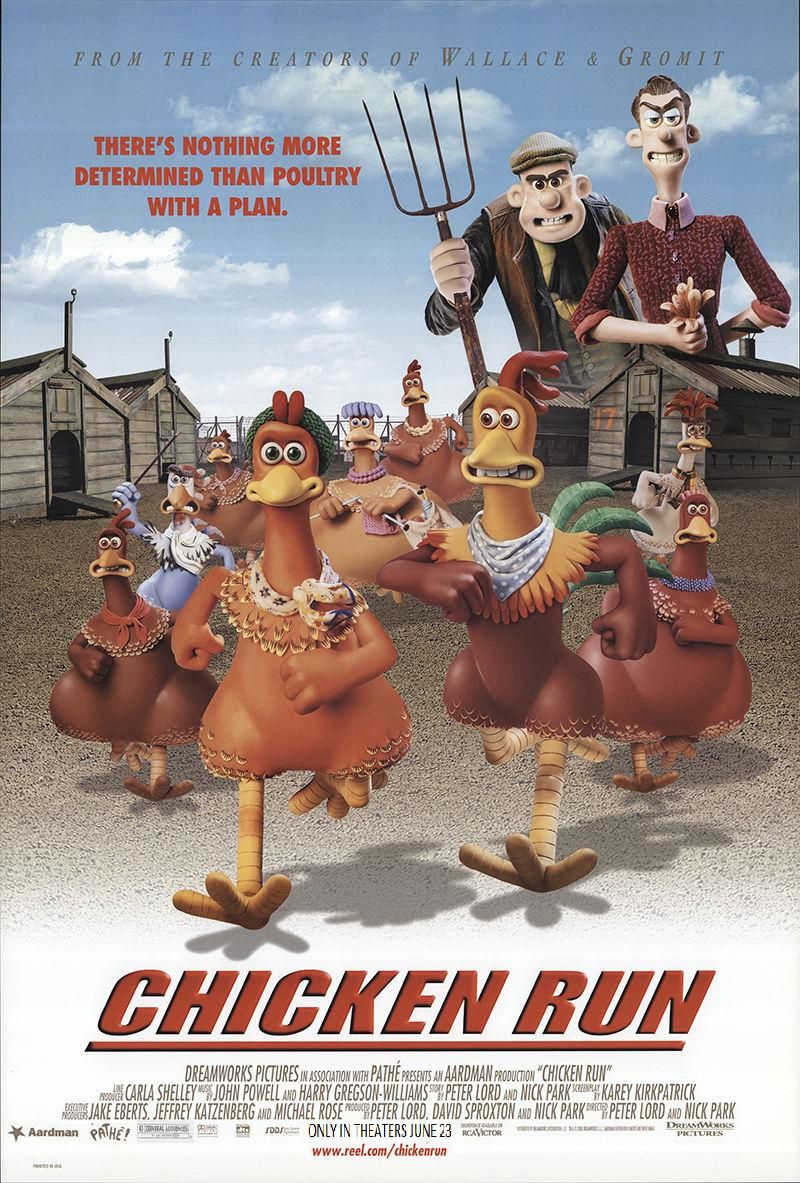 Chicken Run Film Poster