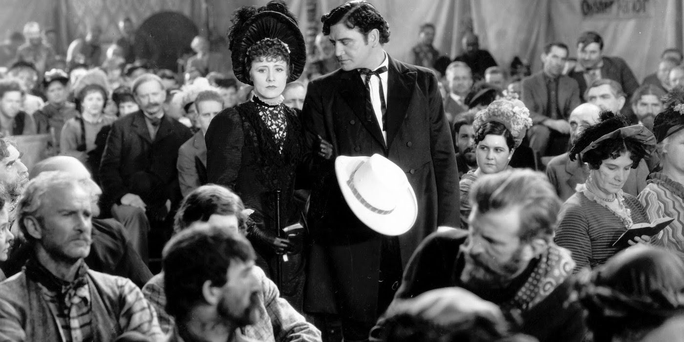 Richard Dix as Yancey and Irene Dunne as Sabra in Cimarron (1931)