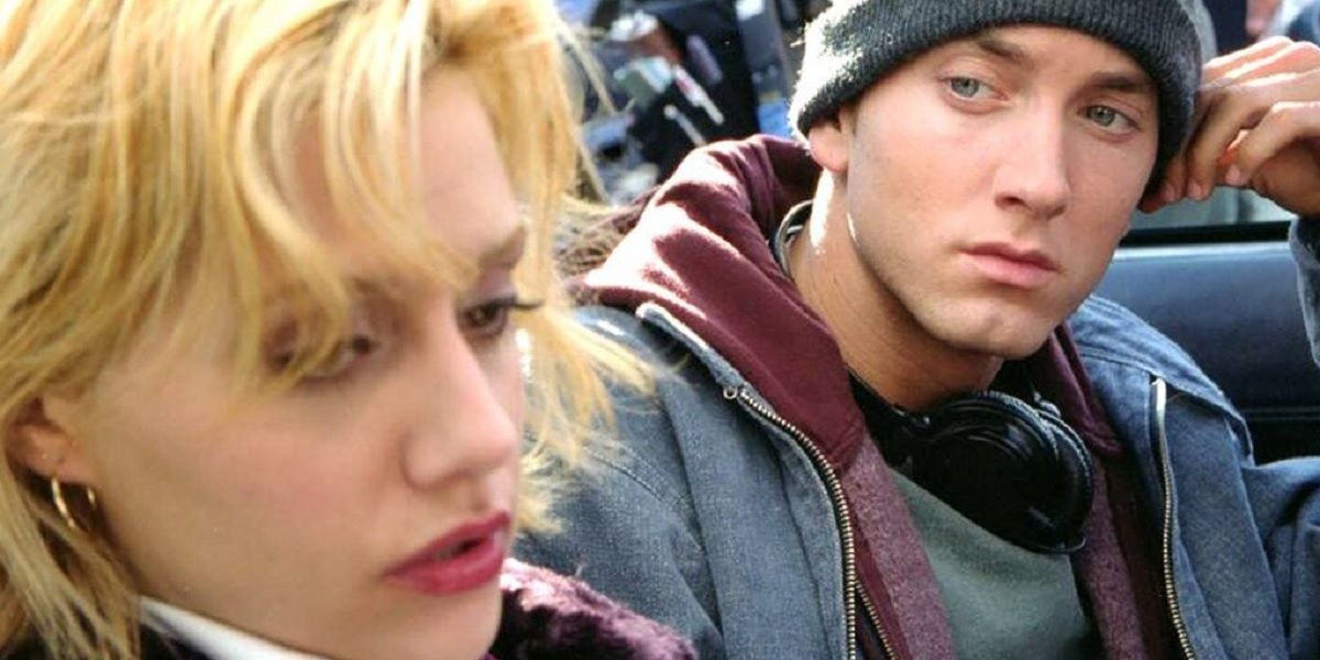 Jimmy (Eminem) and Alex (Brittany Murphy) in a scene from '8 Mile'