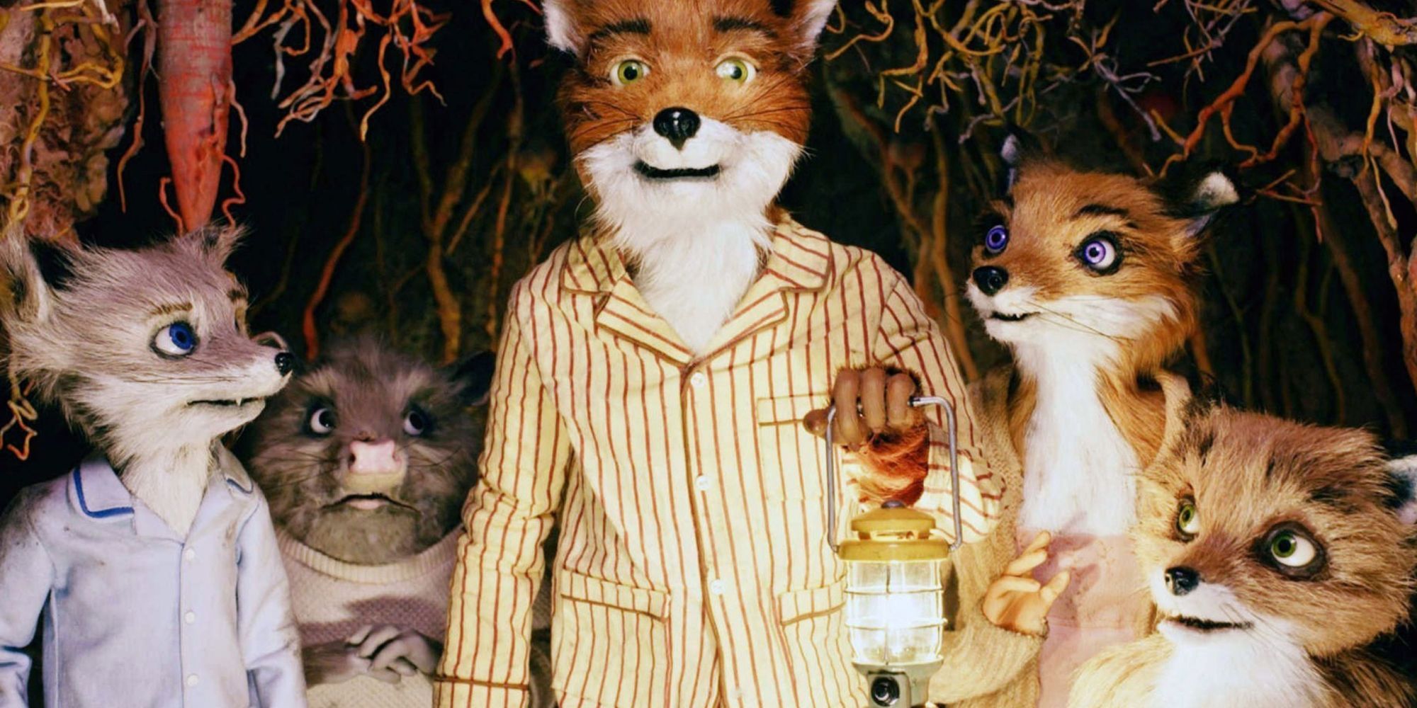 Mr. Fox with his family in Fantastic Mr. Fox (2009)