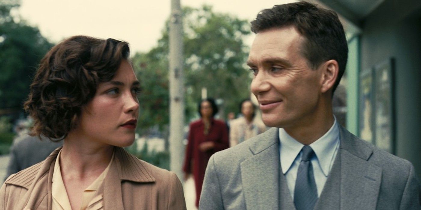 Florence Pugh and Cillian Murphy in Oppenheimer