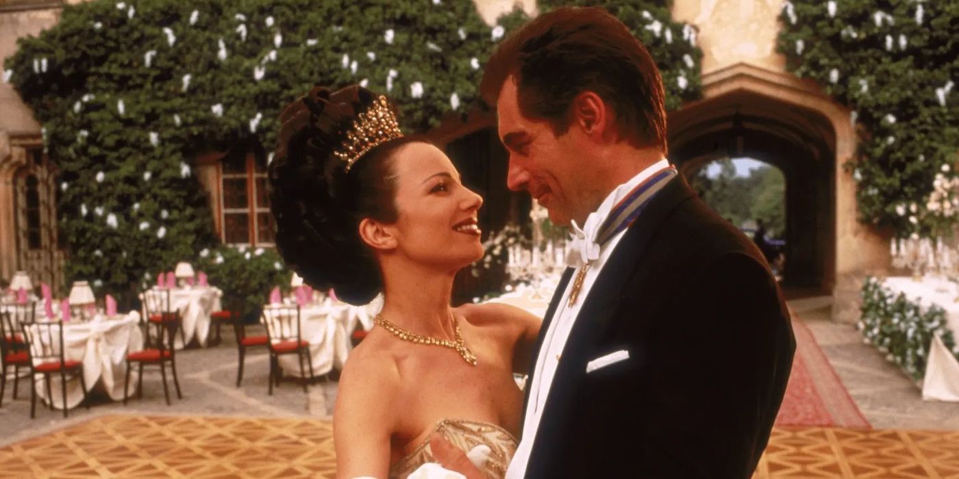 Fran Drescher and Timothy Dalton in The Beautician and the Beast