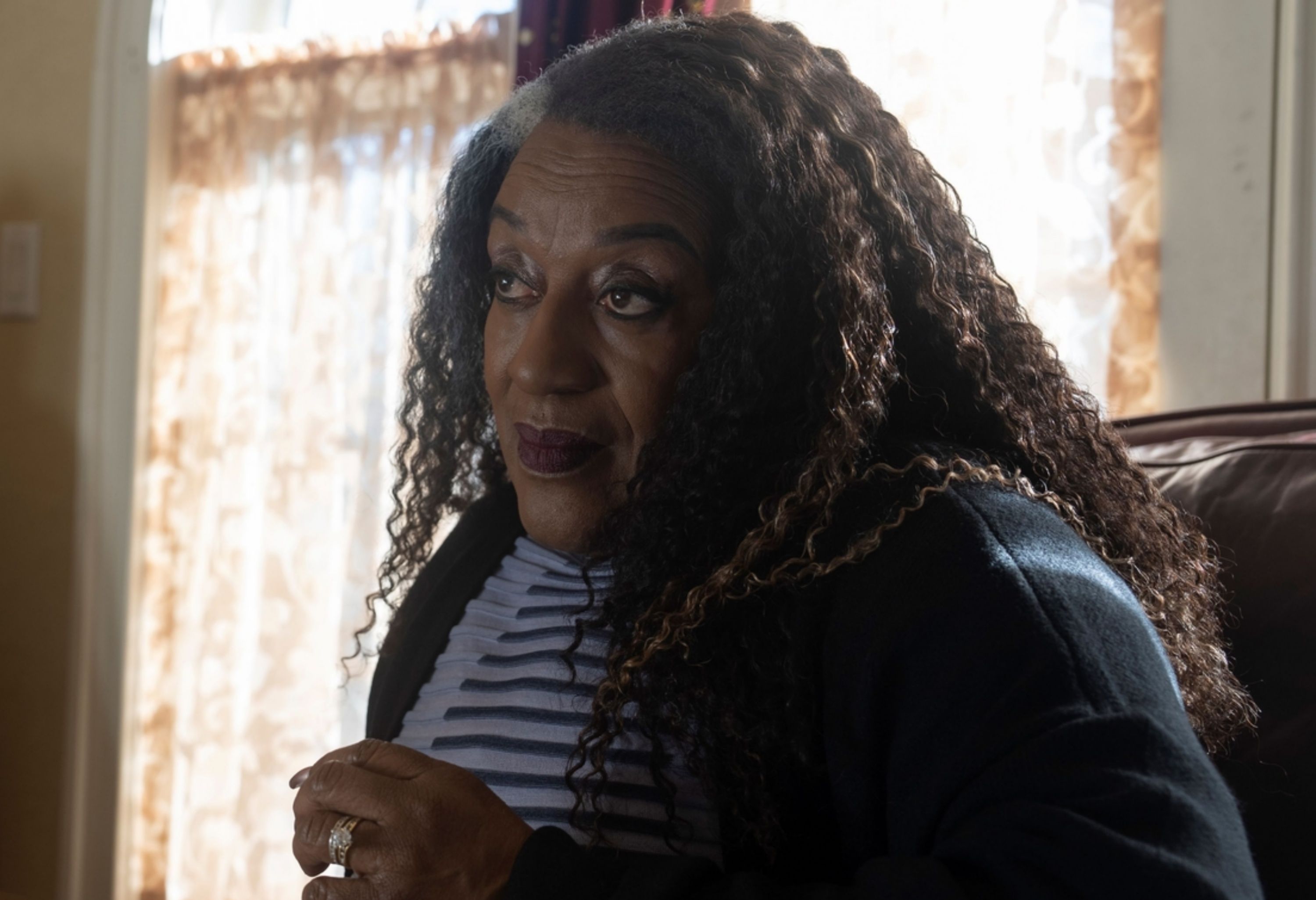 CCH Pounder as Mrs. Mahabir in Full Circle