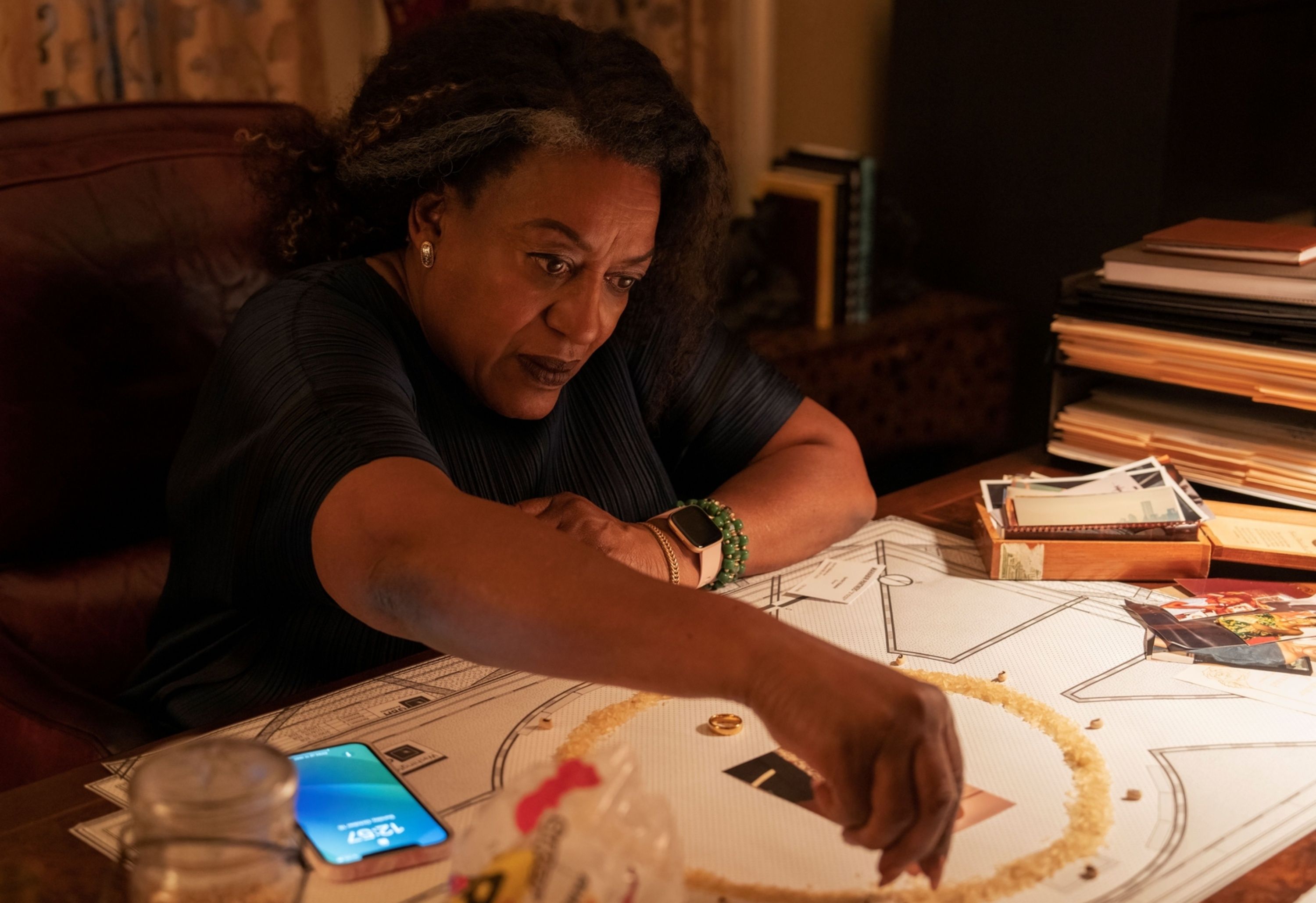 CCH Pounder as Mrs. Mahabir in Full Circle