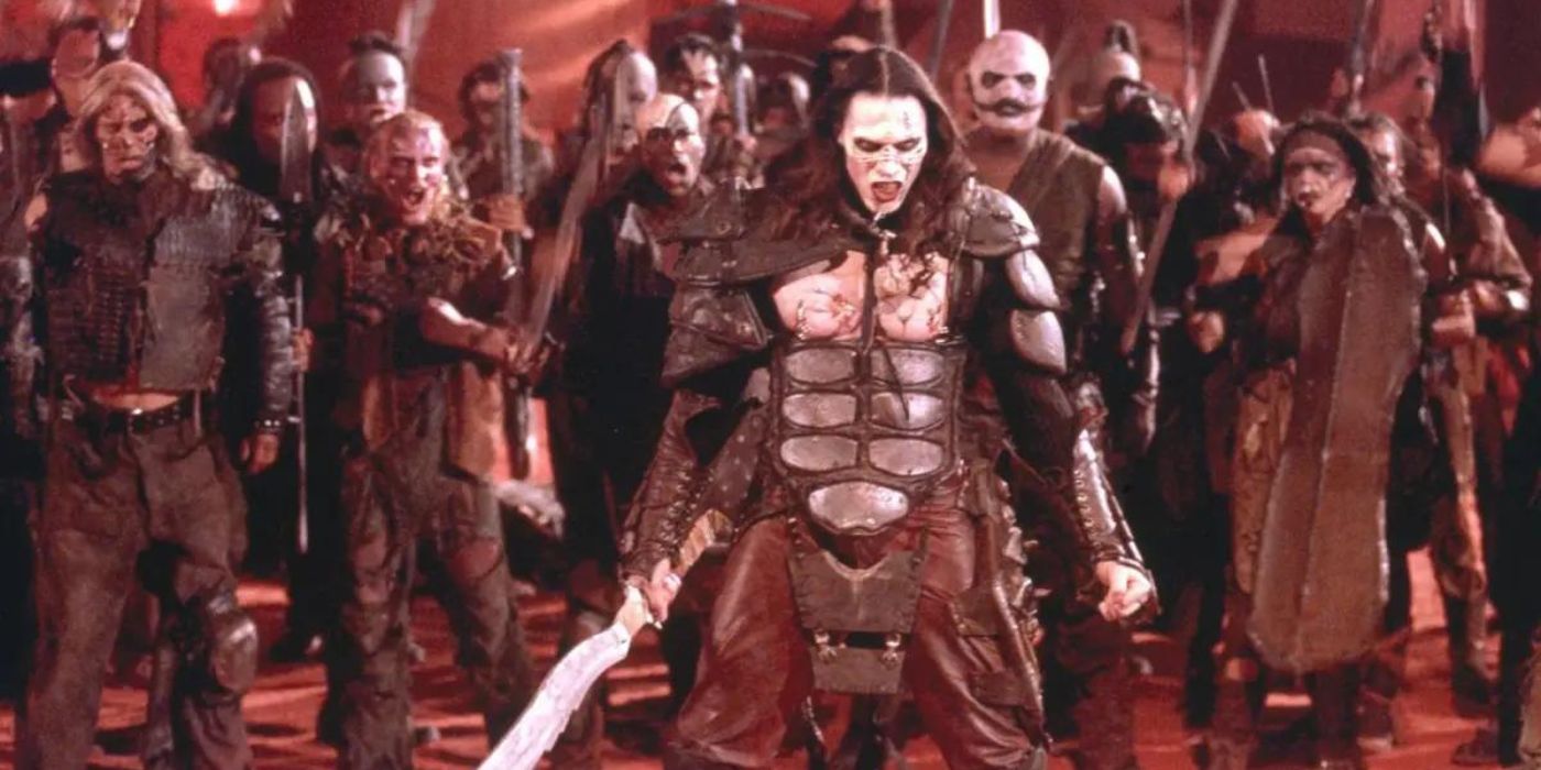 Richard Cetrone is the sword-wielding Grandfather Mars in Ghosts of Mars