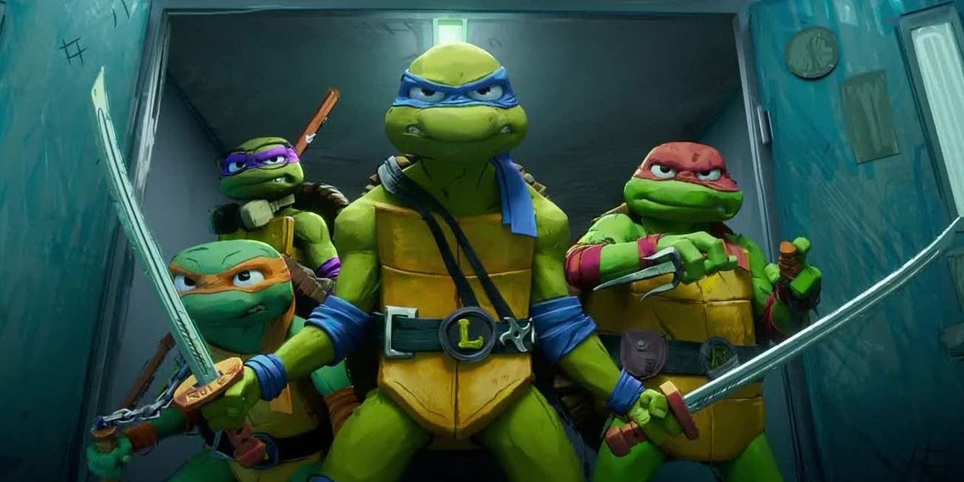 Teenage Mutant Ninja Turtles Mutant Mayhem Michelangelo Donatello Leonardo Raphael