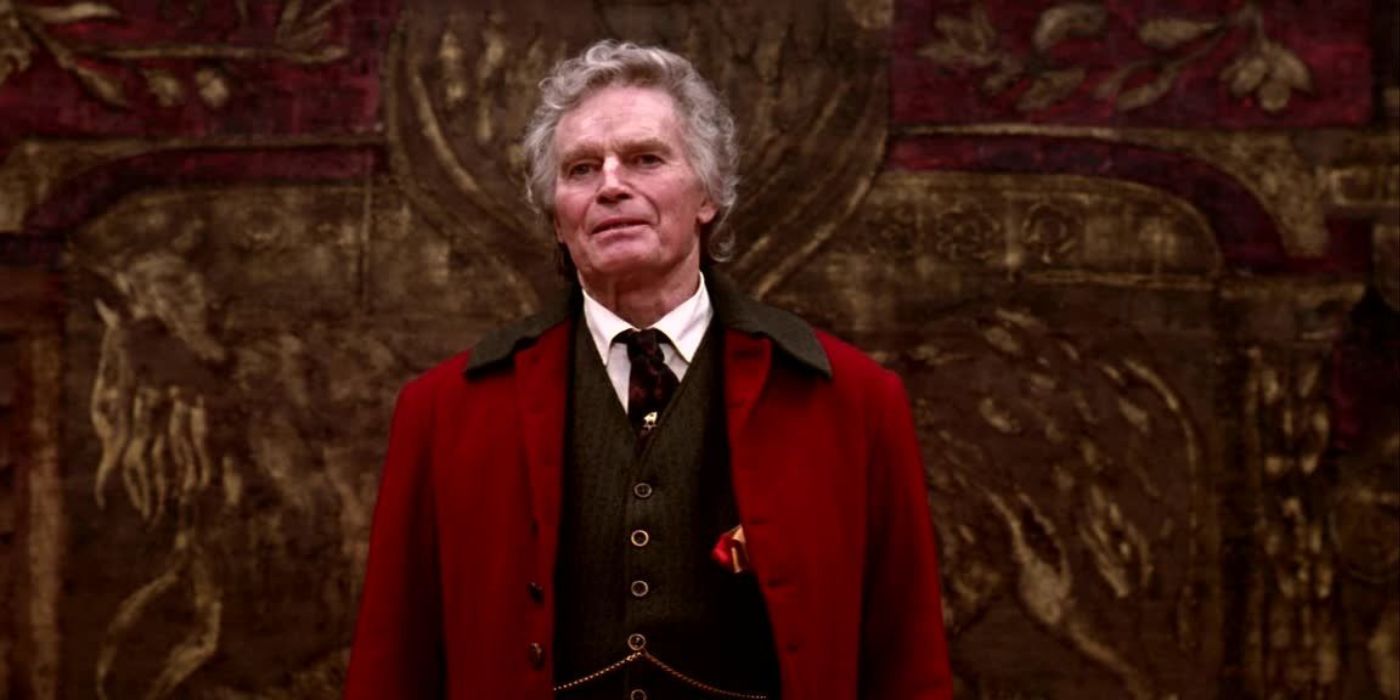 Charlton Heston as the Player King in Kenneth Branagh's Hamlet (1996)