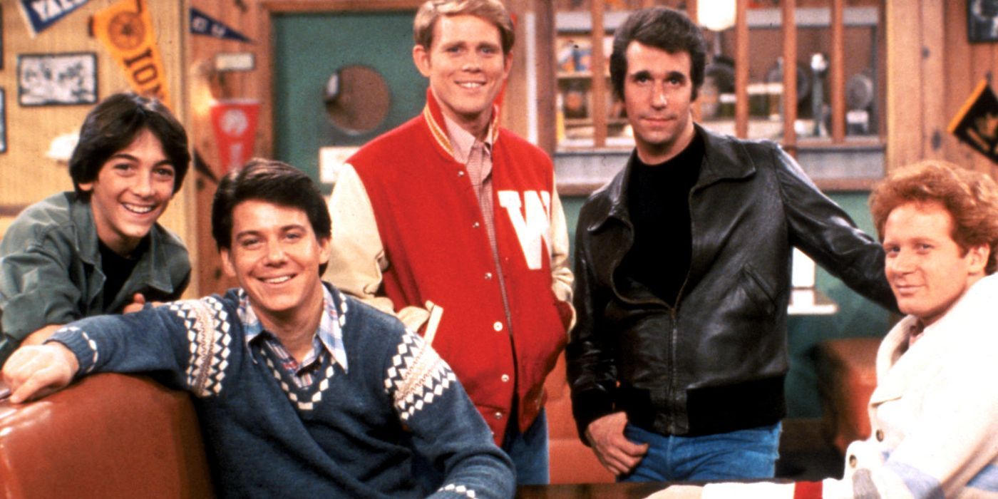 The cast of Happy Days