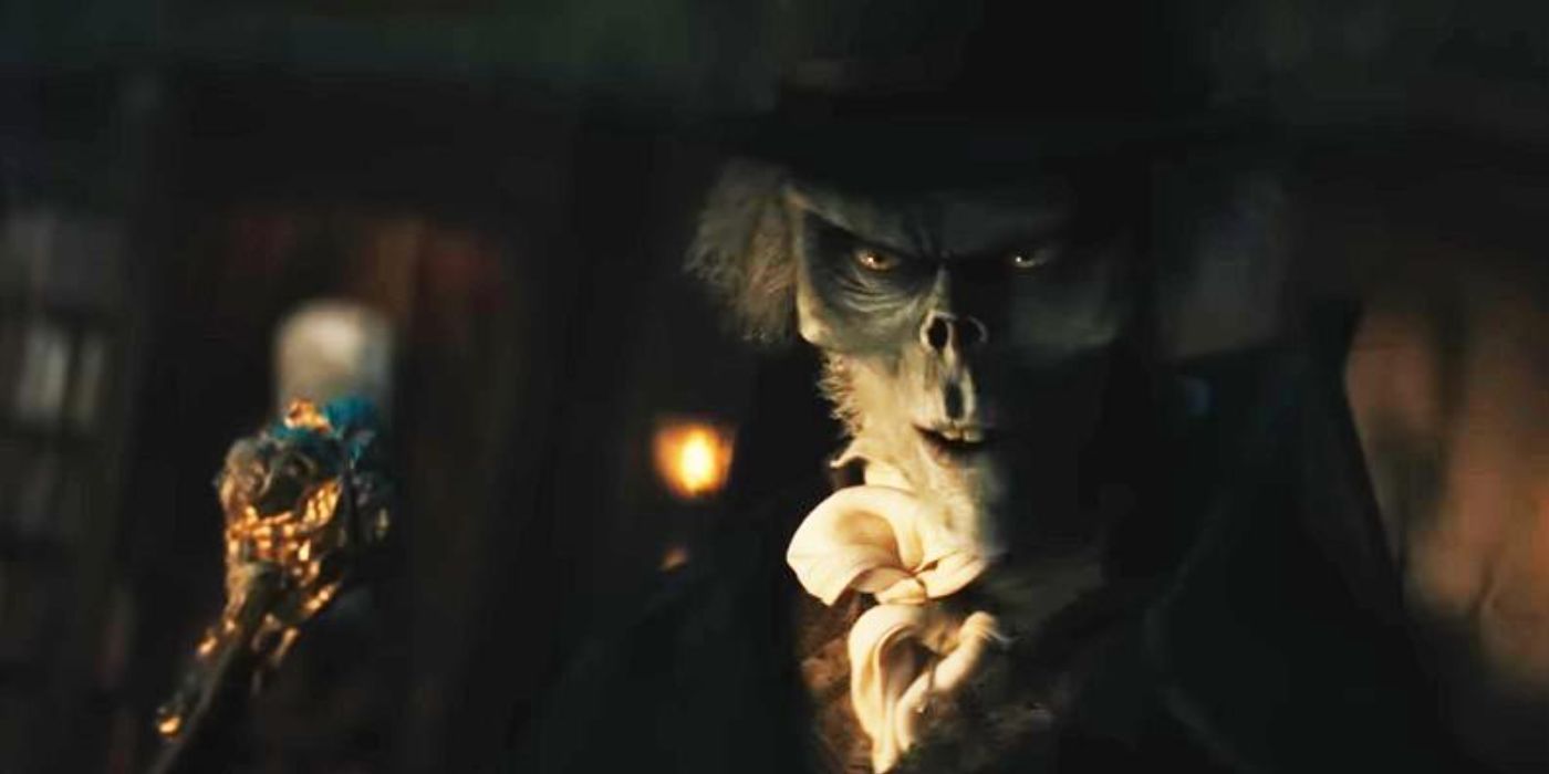 Jared Leto as the Hatbox Ghost in 'Haunted Mansion' 2023