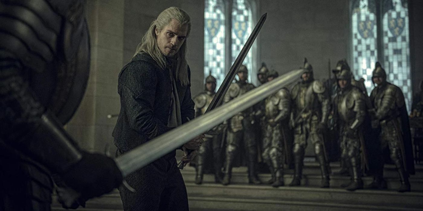 Henry Cavill as Geralt of Rivia in The Witcher 1