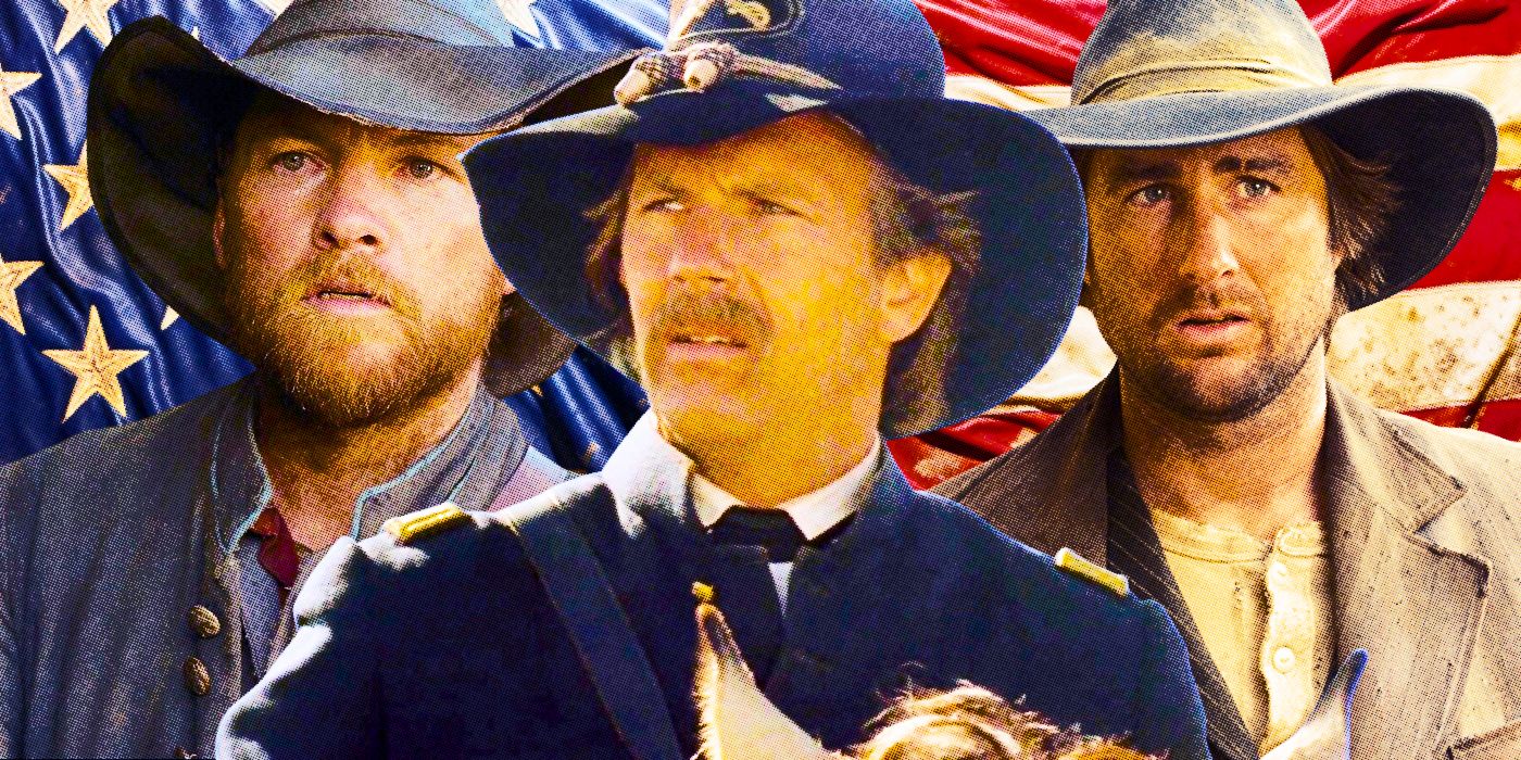 Kevin Costner Western Triple Feature Dances with Wolves Open Range and Wyatt EARP 3 DVD Set