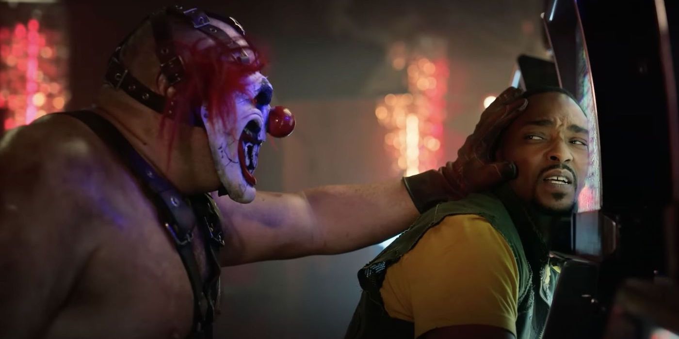 Sweet Tooth pins down Anthony Mackie in Twisted Metal