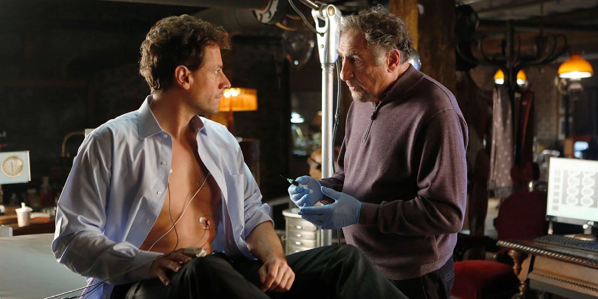 Ioan Gruffudd and Judd Hirsch in Forever