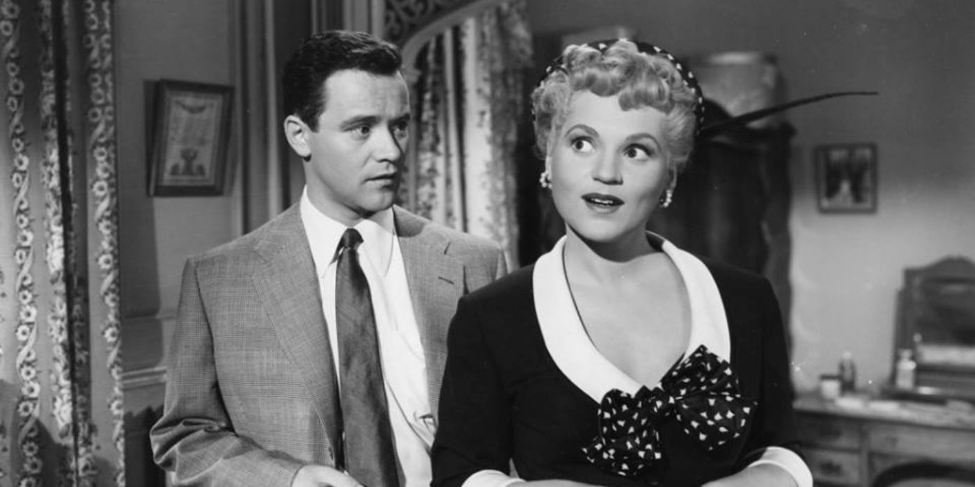 Jack Lemmon and Judy Holliday in 'It Should Happen to You'