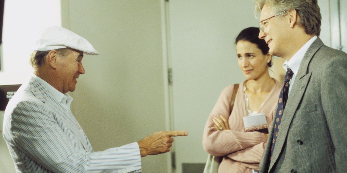 Jack Lemmon, Andie MacDowell and Bruce Davison in 'Short Cuts' 