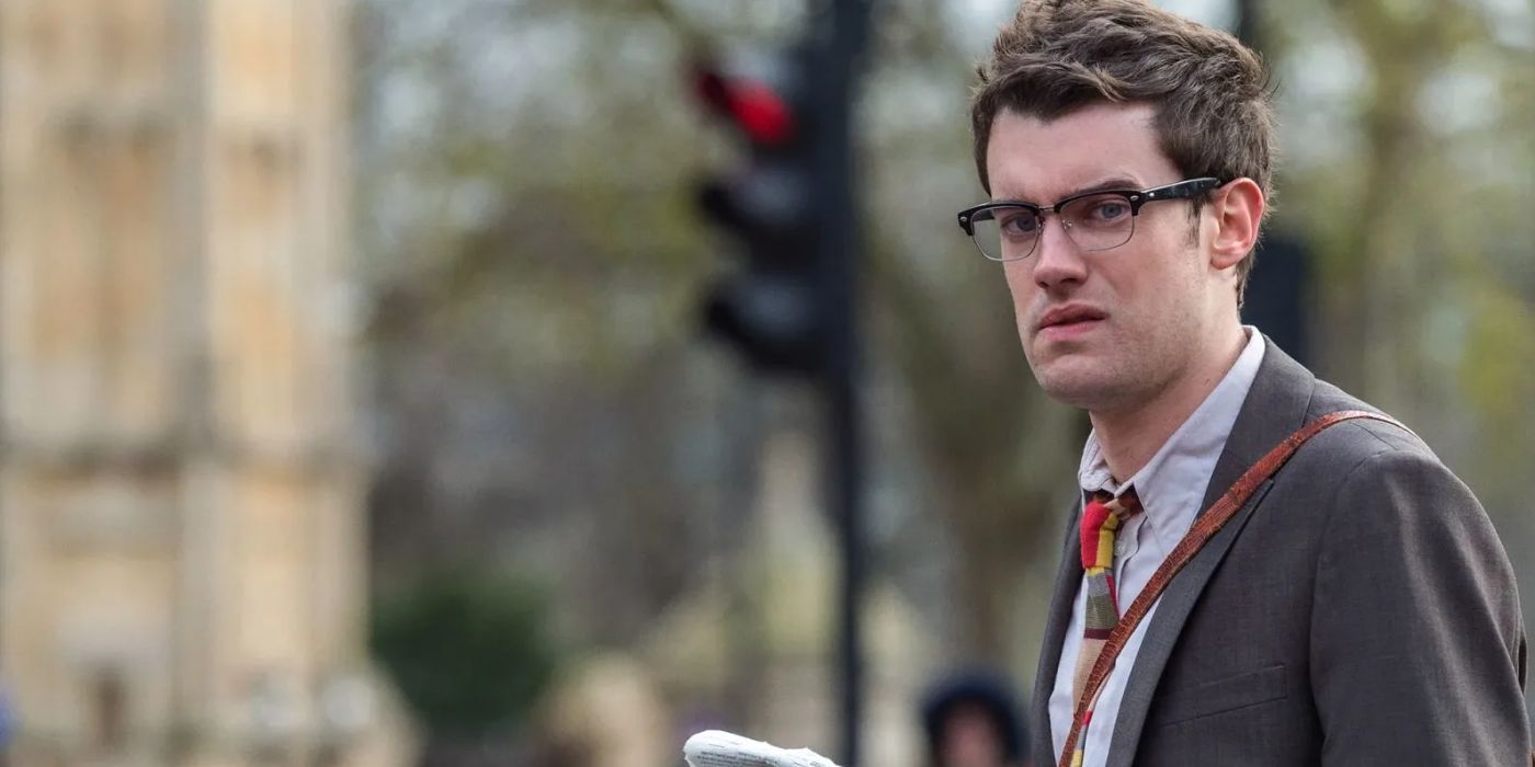 Jack Whitehall as Newton Pulsfier in Good Omens