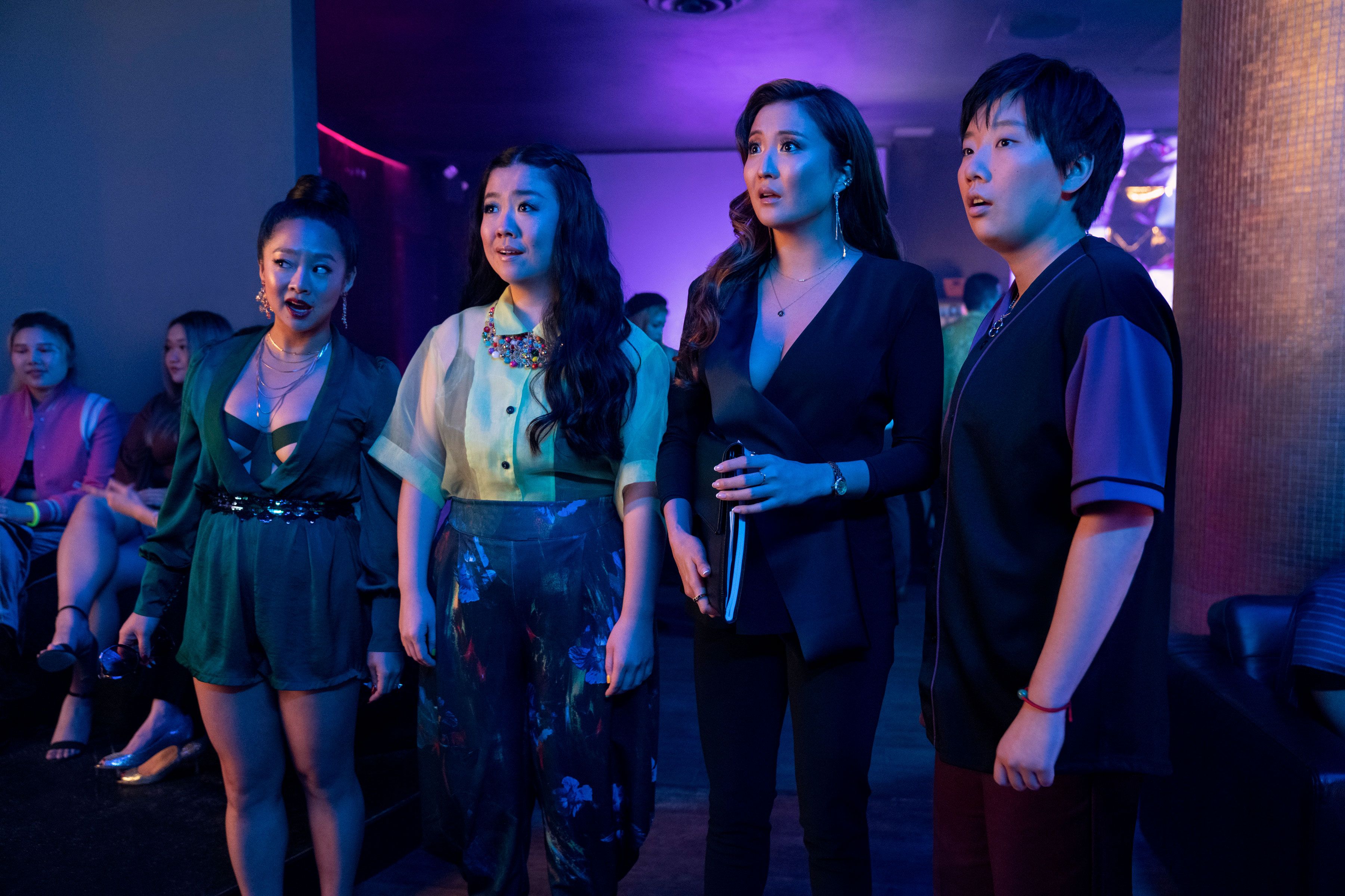Ashley Park, Sherry Cola, Stephanie Hsu and Sabrina Wu in Joy Ride.