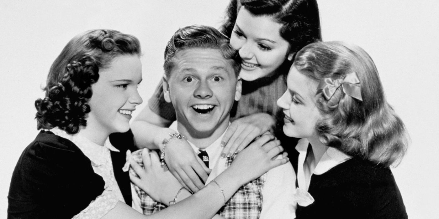 Judy Garland and Mickey Rooney in Love Finds Andy Hardy