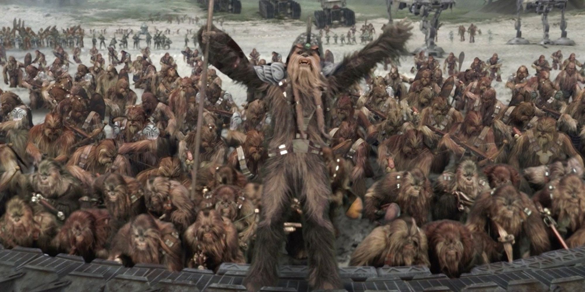 The wookie leader assembled his troops