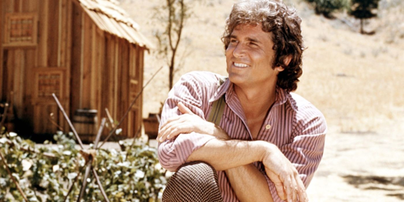 Michael Landon as Charles Ingalls in 'Little House of the Prairie.' 
