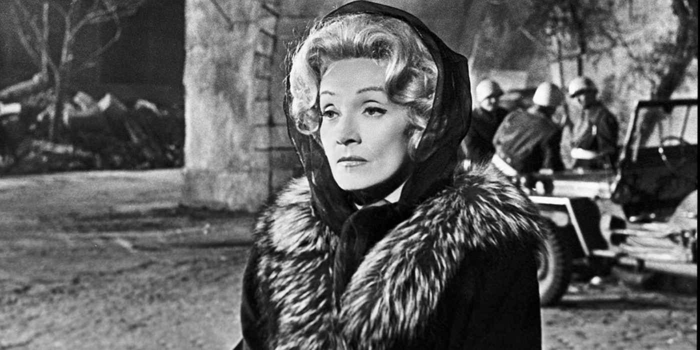 Marlene Dietrich in Judgment at Nuremberg