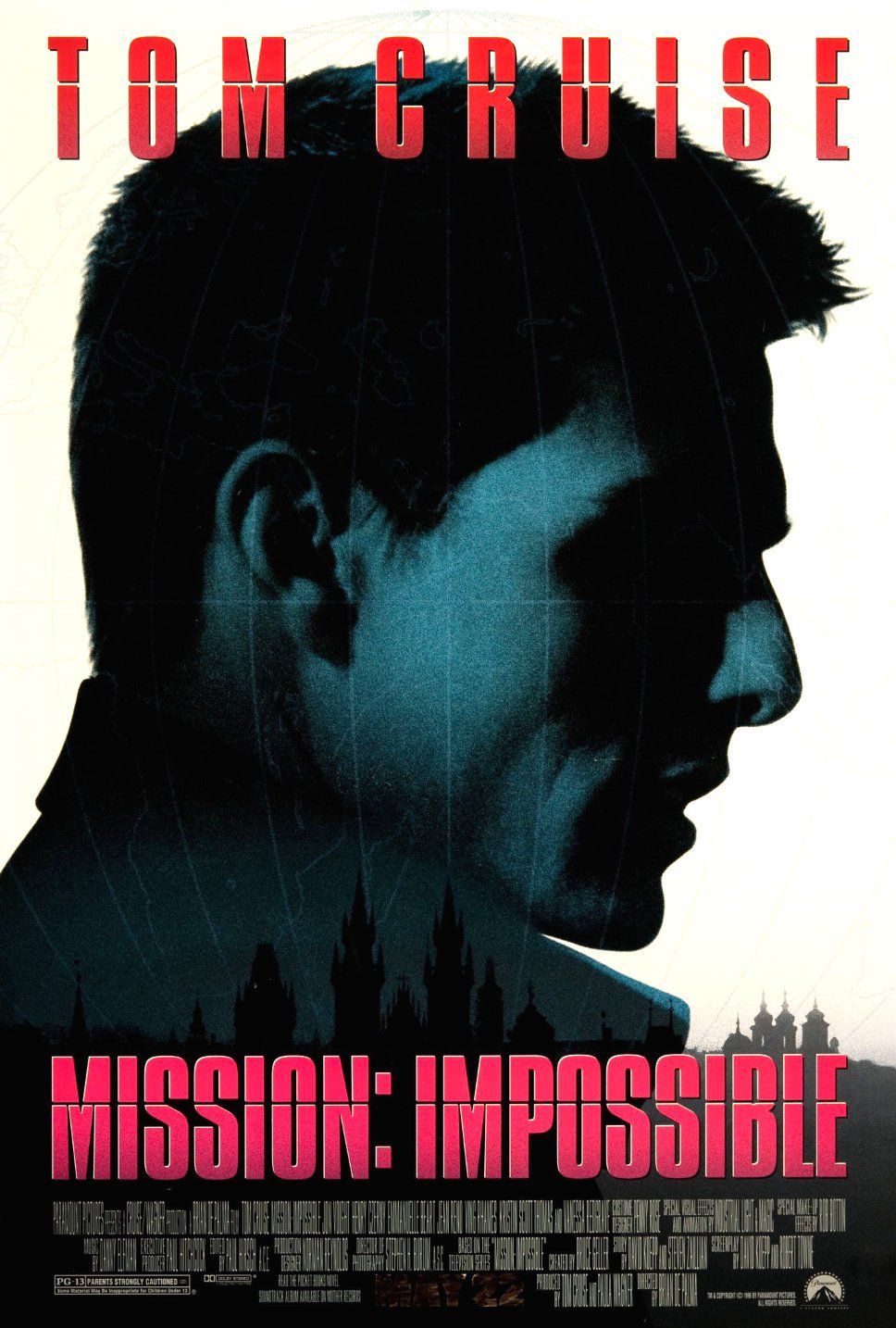 Mission Impossible 1996 Movie Poster
