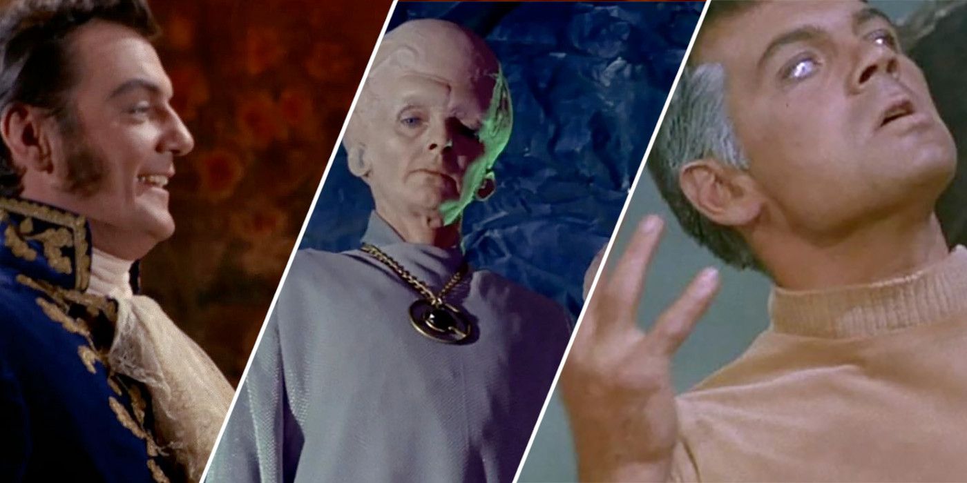 Trelane, Talosian and Gary Mitchell from Star Trek: The Original Series